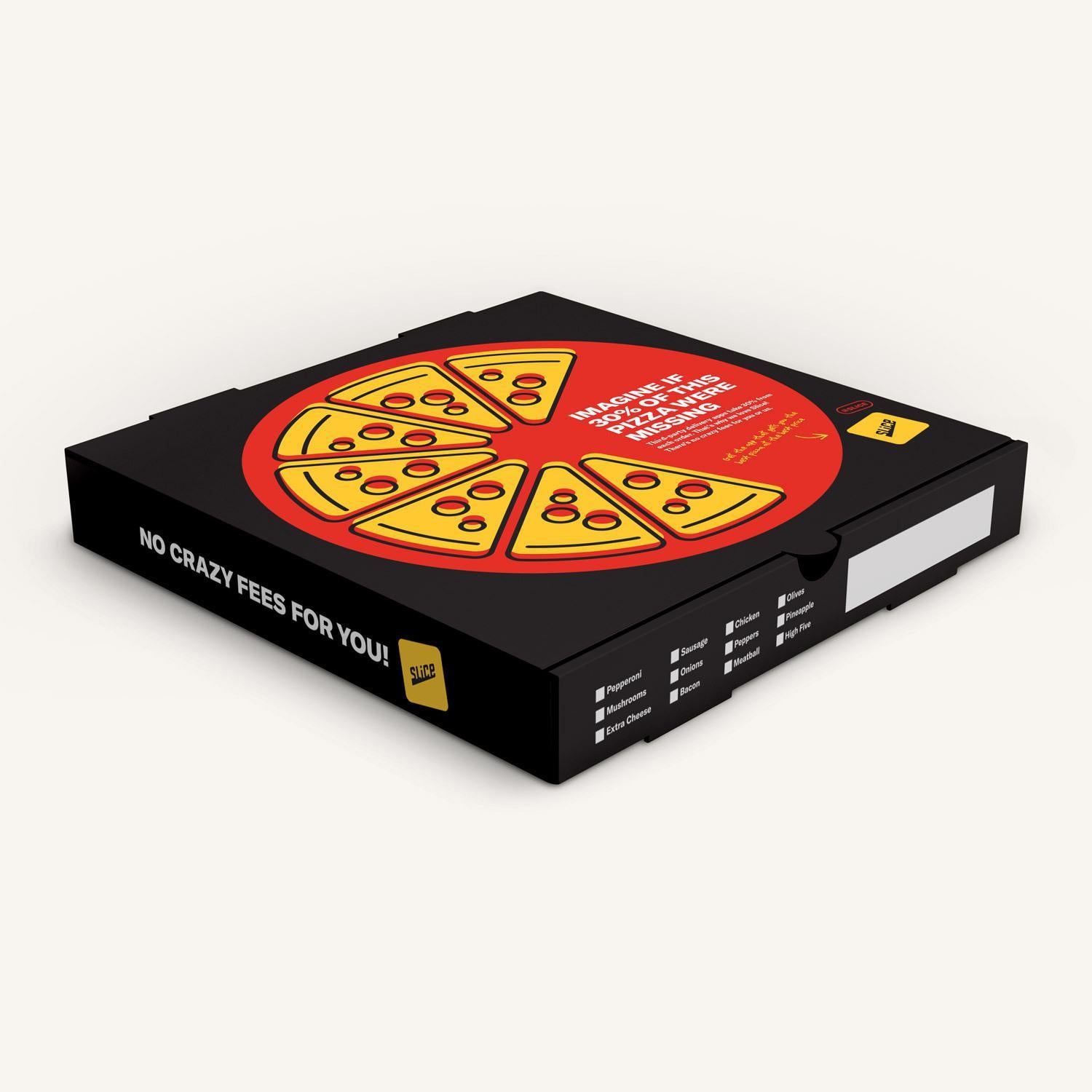 BLACK PIZZA BOXES