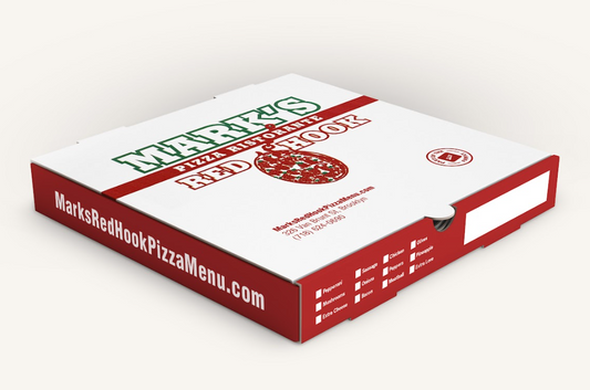 Mark's Red Hook Pizza - 989 Custom Boxes