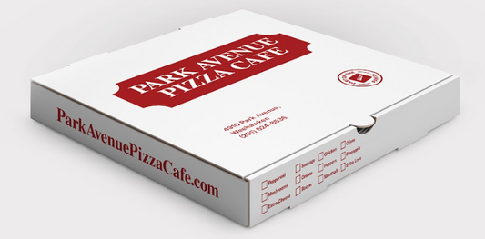 Park Avenue Pizza Cafe - 23 Custom Boxes