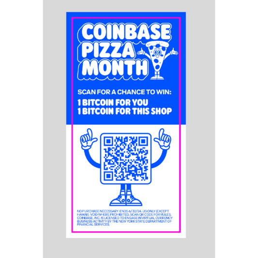 Coinbase Box Sticker Roll