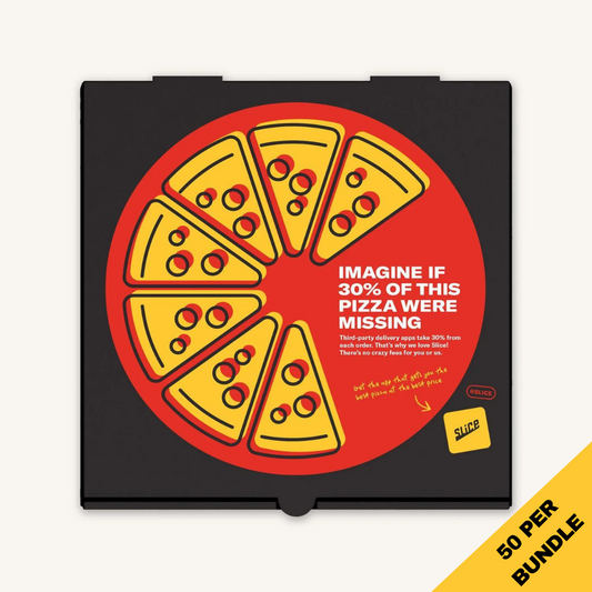 BLACK PIZZA BOXES